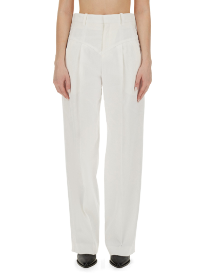 Shop Isabel Marant Pants "staya" In White