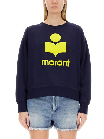 Shop Marant Etoile "mobyli" Sweatshirt In Blue