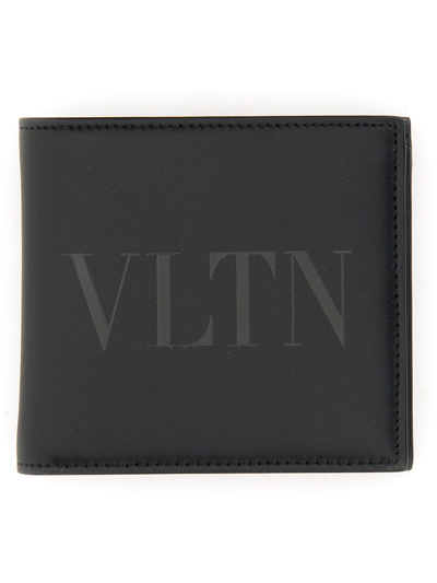 Shop Valentino "vltn" Portfolio In Black