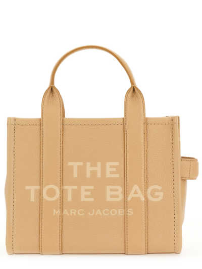 Shop Marc Jacobs The Tote Small Bag In Beige