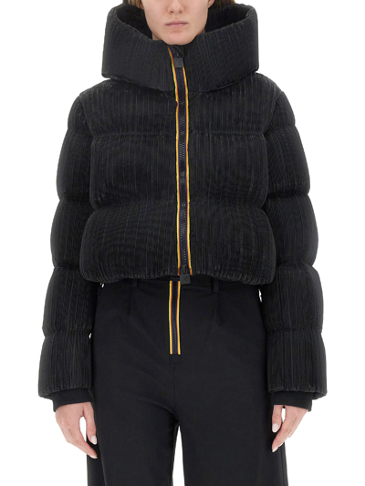 K-way Brien Plisse Thermo Heavy In Black