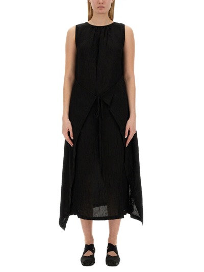 Shop Uma Wang "aerial" Dress In Black