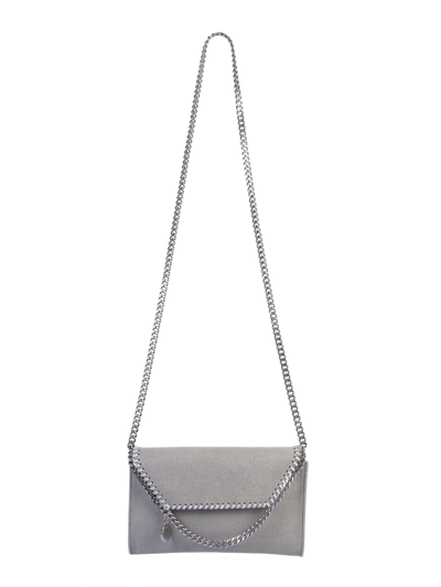 Shop Stella Mccartney "falabella" Mini Bag In Grey
