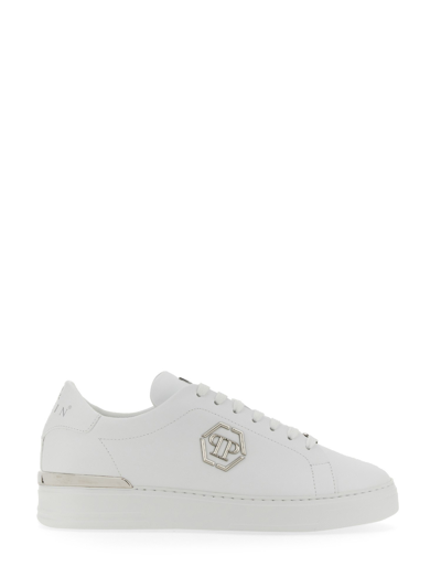 Shop Philipp Plein Sneaker With Logo In White