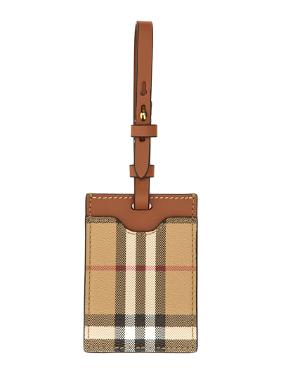 Burberry Nameplate "porte Adresse" Check In Multicolour