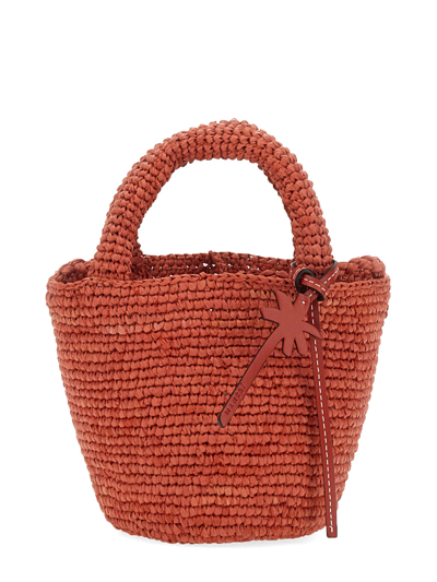 Shop Manebi Mini "summer" Bag In Red