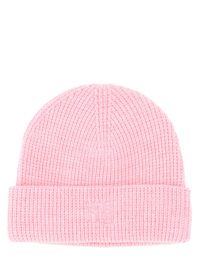 Shop Alexander Wang T Beanie Hat In Pink