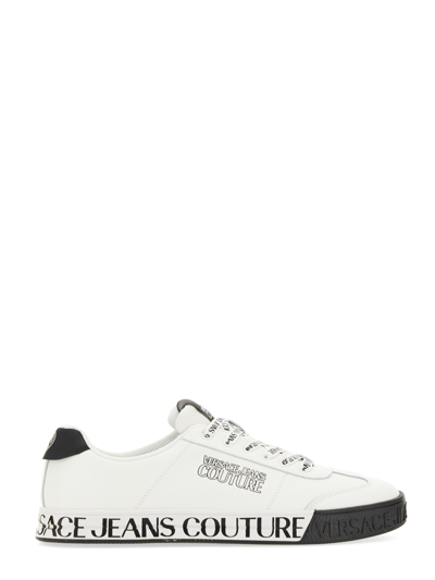 Versace Jeans Couture Logo-print Low-top Trainers In White