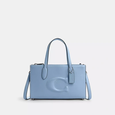 Shop Coach Outlet Nina Small Tote In Blue