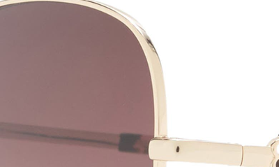 Shop Kate Spade 59mm Tayla Round Sunglasses In Gold/ Brown Gradient