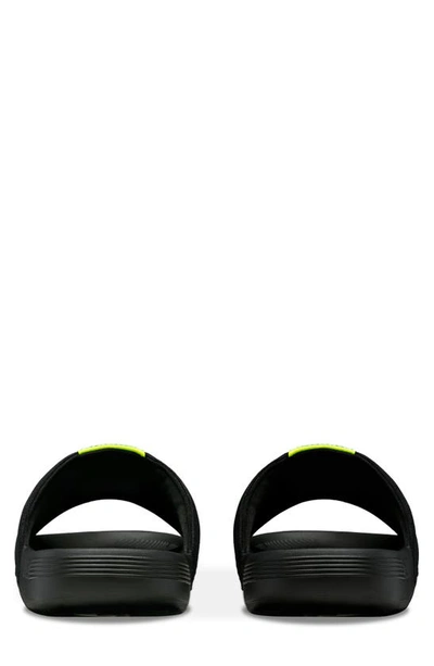 K-swiss X Mclaren Slide Sandal In Black/ Safety Yellow