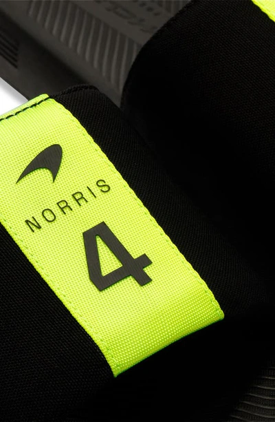 K-swiss X Mclaren Slide Sandal In Black/ Safety Yellow