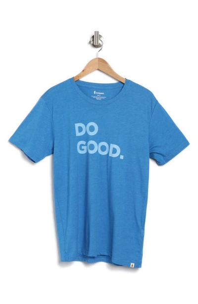 Shop Cotopaxi Do Good Organic Cotton & Recycled Polyester Graphic T-shirt In Saltwater
