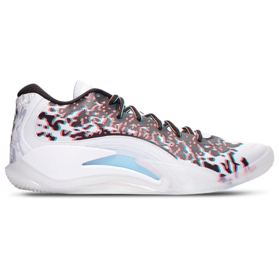 Jordan Nike Men's Zion 3 "z-3d" Basketball Shoes In Football Grey/black/flash Crimson