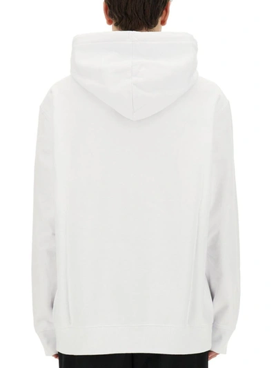 Shop Lanvin Sweatshirt With Logo In White