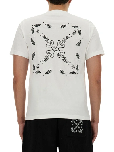 Shop Off-white Bandana Pattern T-shirt