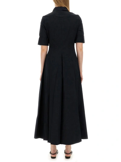 Shop Staud "joan" Dress In Black