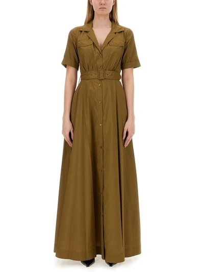 Shop Staud Millie" Dress In Brown