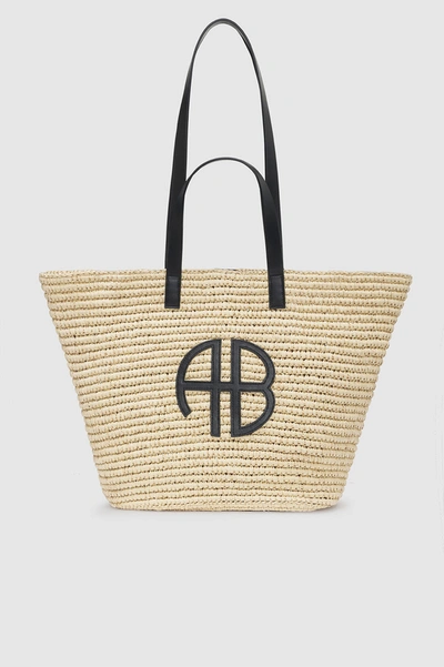 Shop Anine Bing Palermo Tote In Natural