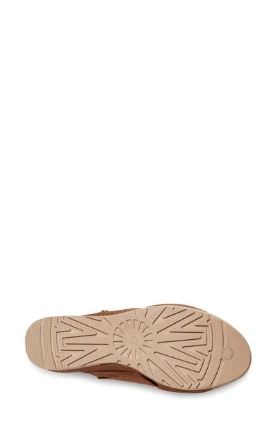 Shop Ugg ® Abbot Wedge Slide Sandal In Chestnut