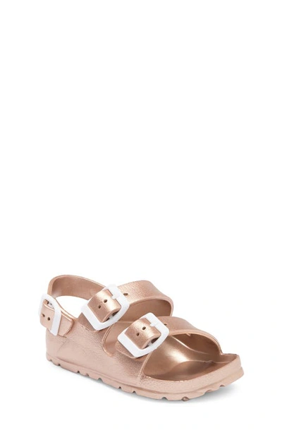 Shop Mia Kids' Jasmin Buckle Sandal In Rose Gold