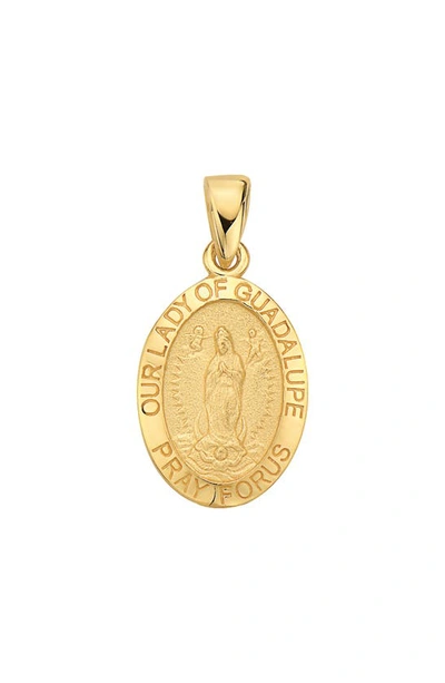 Shop Best Silver 14k Gold Our Lady Of Guadalupe Medallion Pendant