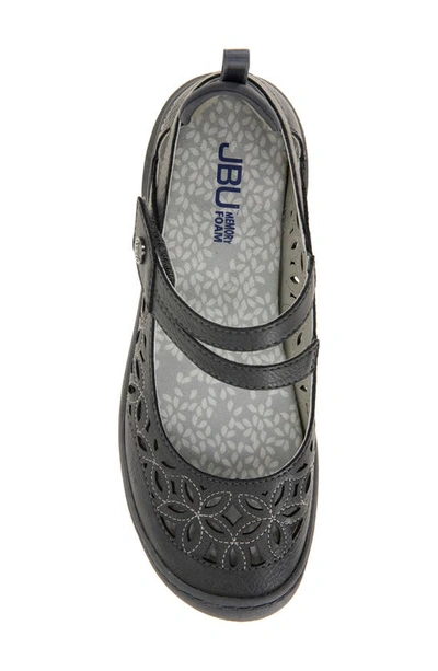 Jbu Women's Bellerose Encore Casual Mary Jane Flats In Charcoal
