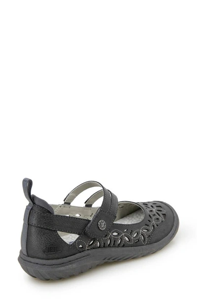 Jbu Women's Bellerose Encore Casual Mary Jane Flats In Charcoal