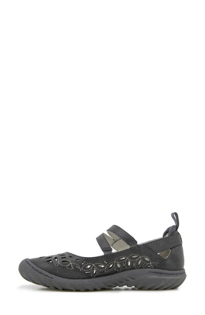 Jbu Women's Bellerose Encore Casual Mary Jane Flats In Charcoal