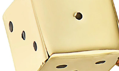 Best Silver 14k Gold 3d Dice Pendant In 2tone