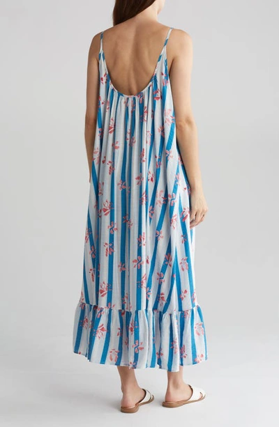 Shop Stitchdrop Floral Stripe Dress In Bungalow