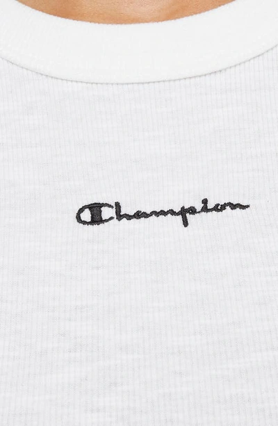 Shop Champion Fitted Rib Knit Tank In White