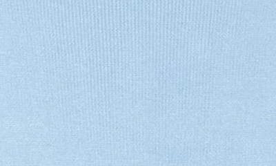Shop Blu Pepper Scallop Edge Short Sleeve Sweater In Ice Blue