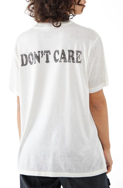 Shop Bdg Urban Outfitters Don't Know Graphic T-shirt In White