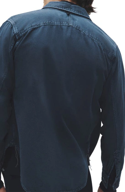 Rag & Bone Jack Engineered Denim Button-up Shirt In Minna