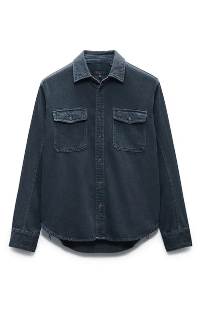 Rag & Bone Jack Engineered Denim Button-up Shirt In Minna