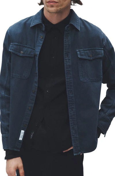 Rag & Bone Jack Engineered Denim Button-up Shirt In Minna