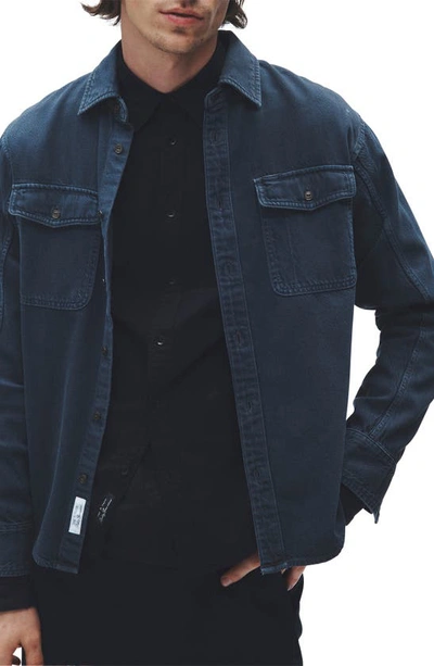 Rag & Bone Jack Engineered Denim Button-up Shirt In Minna