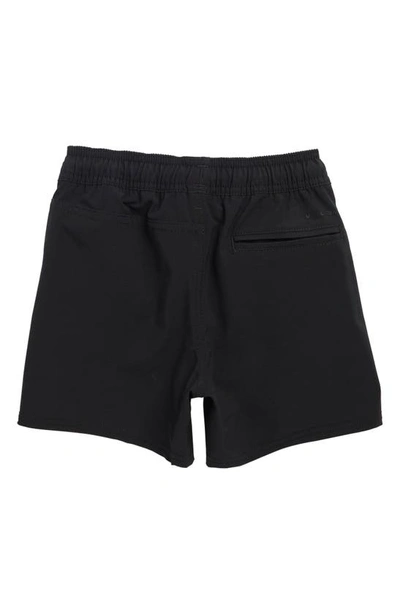 Shop Volcom Kids' Nomoly Hybrid Shorts In Black