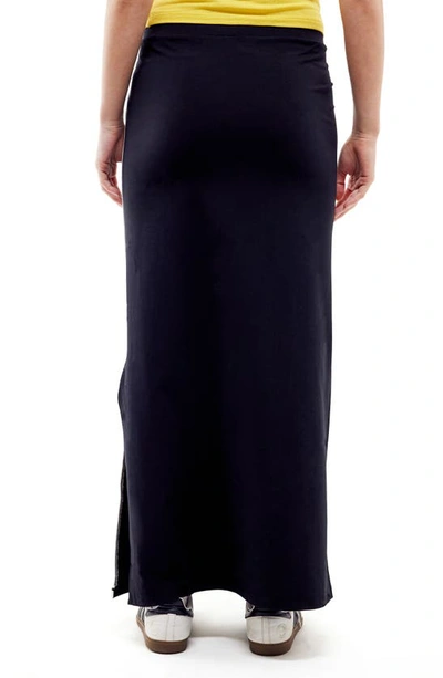 Shop Iets Frans Piped Maxi Skirt In Black