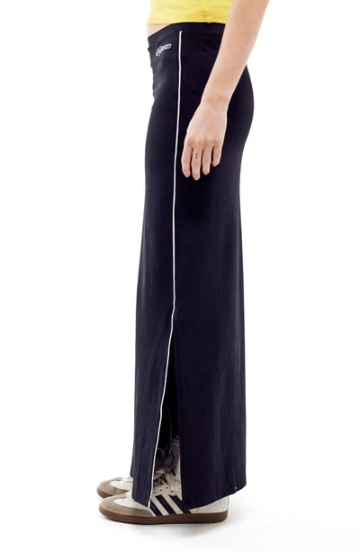 Shop Iets Frans Piped Maxi Skirt In Black