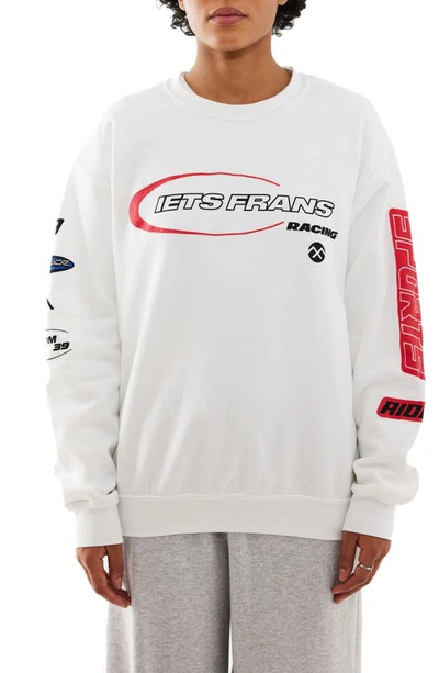 Shop Iets Frans Motocross Sweatshirt In White