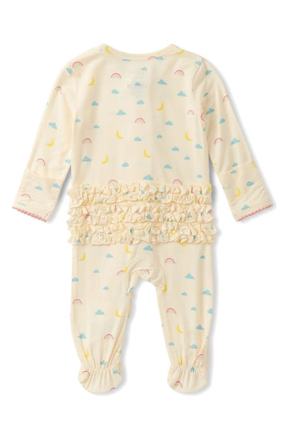 Shop Hatley Lucky Charms Ruffle Footie In Pristine
