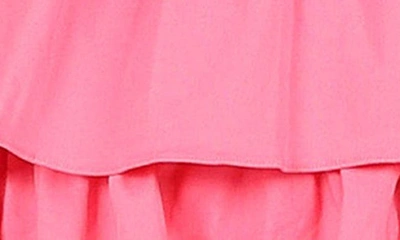 Petal And Pup Sammy Frill One-shoulder Romper In Pink