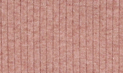 Maniere Pocket Ribbed Footie In Mauve