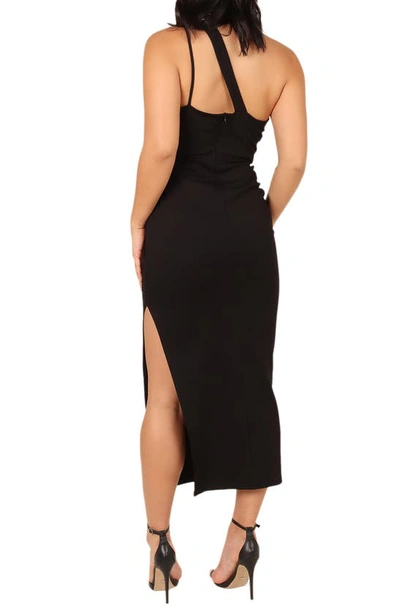 Petal And Pup Jolie Asymmetric Sheath In Black