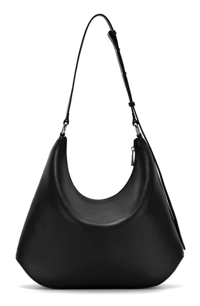 Shop Jw Pei Erin Faux Leather Hobo Bag In Black