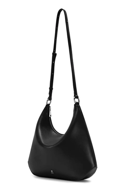 Shop Jw Pei Erin Faux Leather Hobo Bag In Black