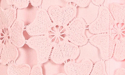 Shop Petal And Pup Petal & Pup Tallie Floral Lace Shirtdress In Pink