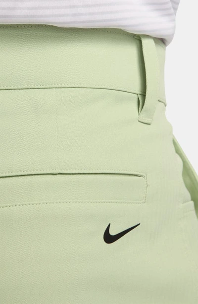 Shop Nike Dri-fit 8-inch Water Repellent Chino Golf Shorts In Honeydew/ Black